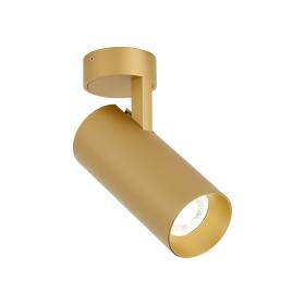 DL350337  Eos A 10 Triac Dimmable, Tridonic 10W 719lm 4000K ,36°, Gold & Gold, Surface LED Spotlight, Push Fit Fast Connector, IP20, 5yrs Warranty